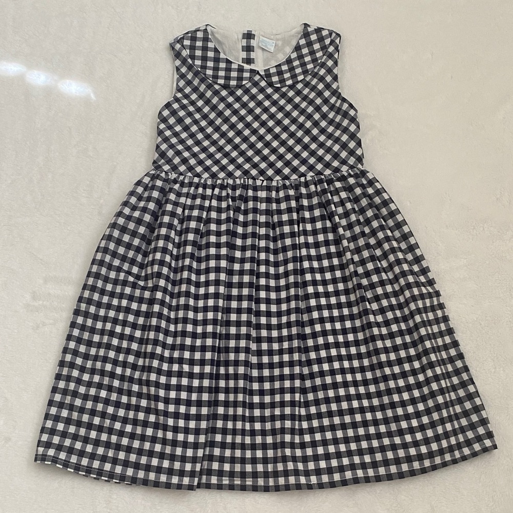 Edgehill Collection Black & White Gingham Dress Size 6X